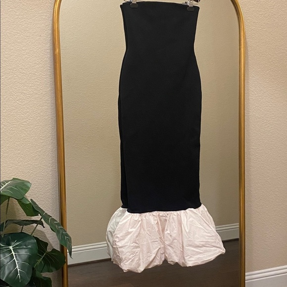 Ronny Kobo Strapless Uttara Midi Dress Size M - Picture 6 of 13